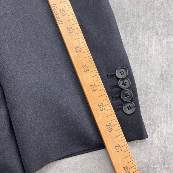 Coppley 1883 Blazer Men 44 Gray 160s Worsted Wool Dragonfly‎ Supreme Suit Jacket - Picture 5 of 12